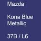 Preview: Mazda, Kona Blue Metallic, 37B / L6.